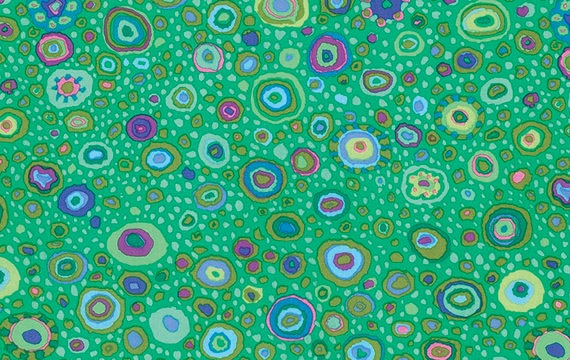 Roman Glass Emerald PWGP001 Kaffe Fassett Fabric, Free Spirit Fabrics, Quilt Fabric, Cotton Fabric,  Green Fabric, Fabric By The Yard