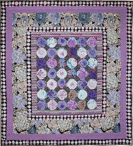 Kaffe Dream Purple PWGP148, Kaffe Fassett Fabric, Quilting, Quilt Fabric, Purple Fabric, Free Spirit, Fabric By The Yard