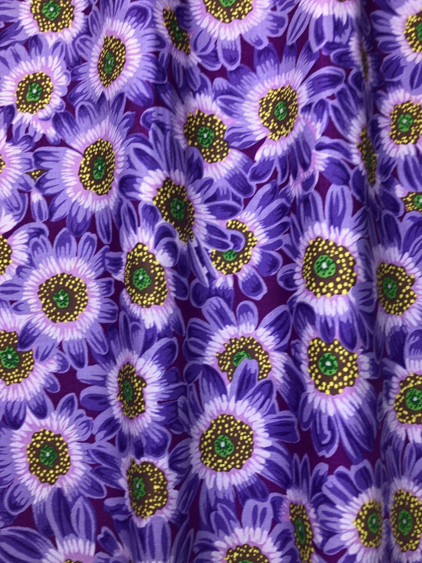 LUCY Lavender PWPJ112, Kaffe Fassett, Philip Jacobs, Quilt Fabric, Cotton Fabric, Quilting Fabric, Floral Fabric, Fabric By The Yard