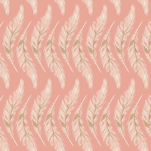 Presently Plumes Rose HMB-44955 HOMEBODY by Maureen Cracknell,  Art Gallery Fabrics, Quilt Fabric, Cotton Fabric, Fabric By The Yard