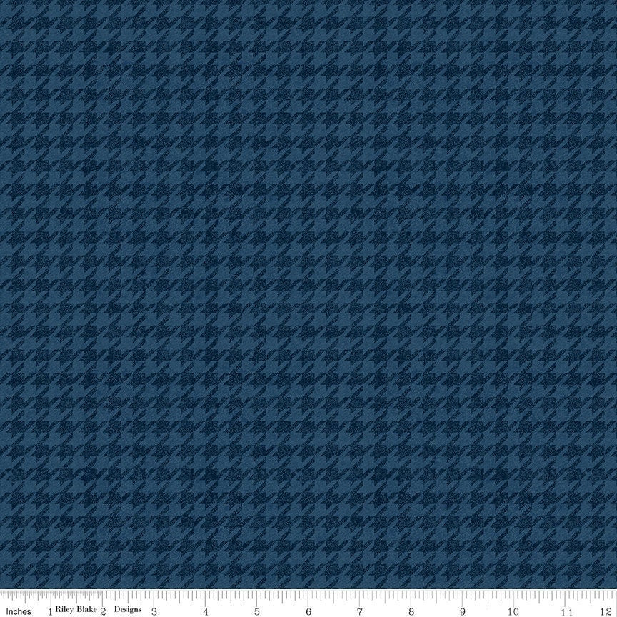Houndstooth Blue