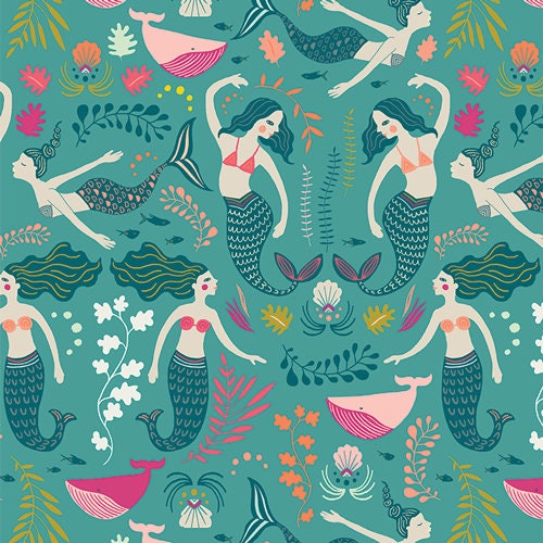 Siren Song Eight TRB-8000 Jessica Swift, The Season of Tribute, Art Gallery Fabrics, Quilt Fabric, Cotton Fabric, Fabric By The Yard