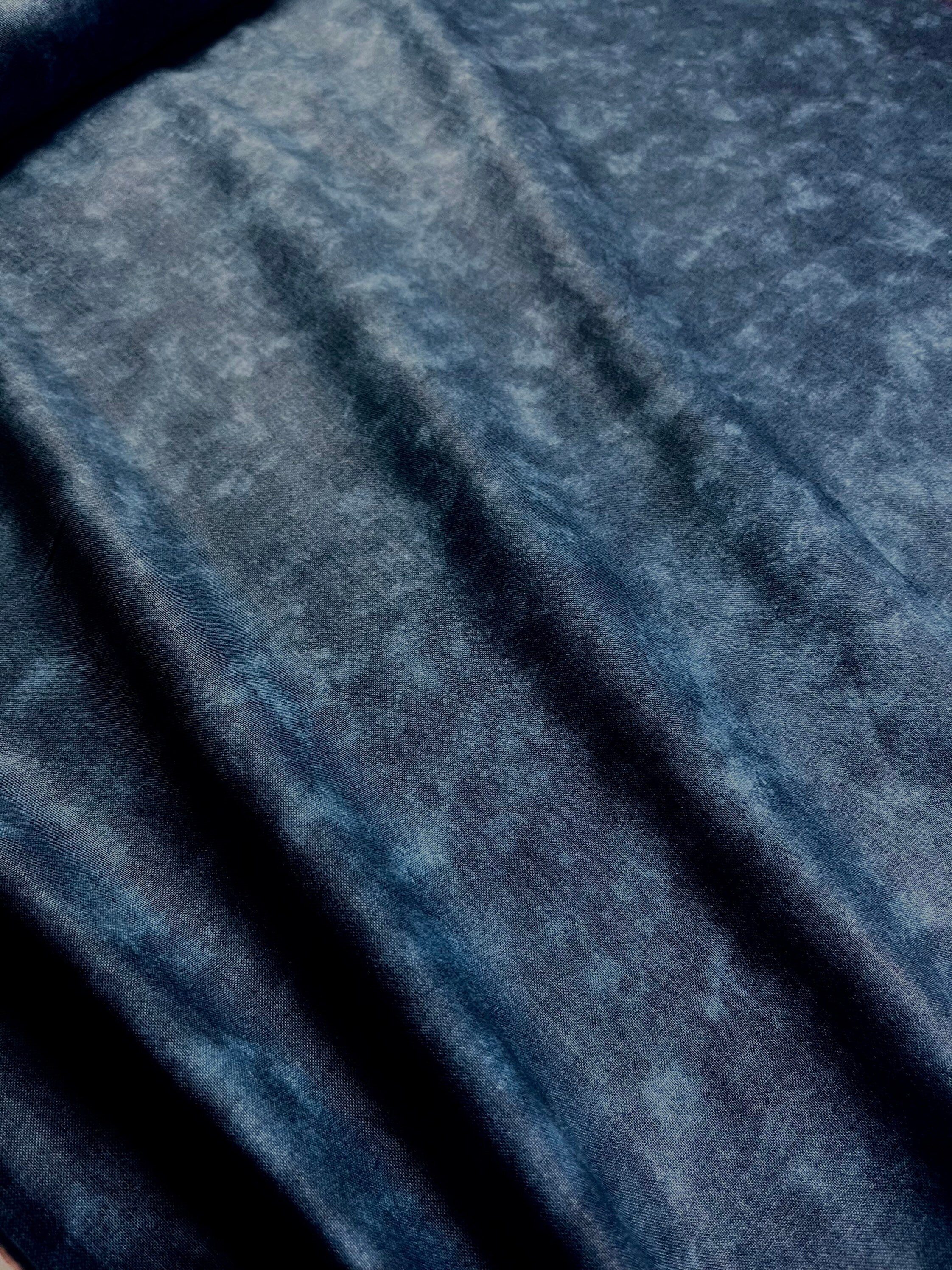 Moda Marbles STORMY SEA 9881-66, Quilt Fabric, Cotton Fabric, Blue Blender, Navy Blender, Nautical Fabric, Fabric By The Yard