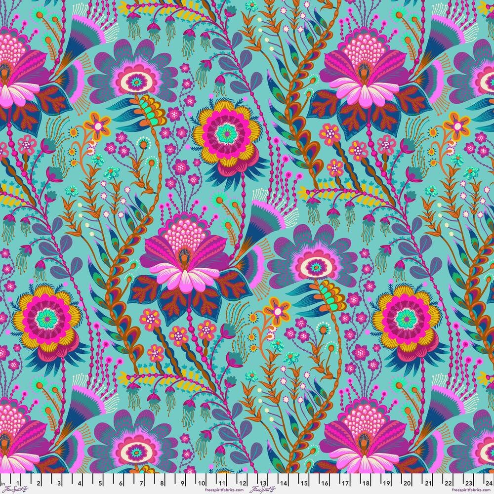 Anna Maria Horner, BRAVE, Sunseekers, Day, Floral Fabric, Cotton Fabric, Quilt Fabric, Quilting, Fabric By the Yard