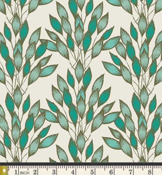 Brushed Leaves - Jade