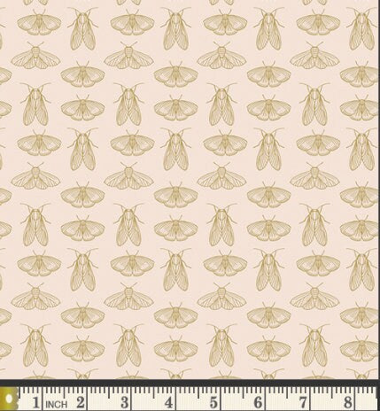 Emerging Wings Frost - SPE68303, Art Gallery Fabrics, SPRING EQUINOX, Katie O'Shea, Quilting Cotton, Modern Farmhouse, Fabric By the Yard