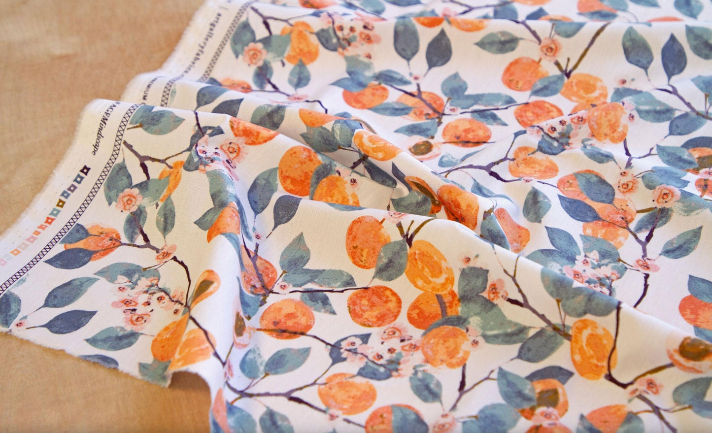 Blossoming Apricots Mindscape, MDS63901, Katarina Roccella, Art Gallery Fabrics, Quilt Fabric, Cotton Fabric, Fabric By The Yard