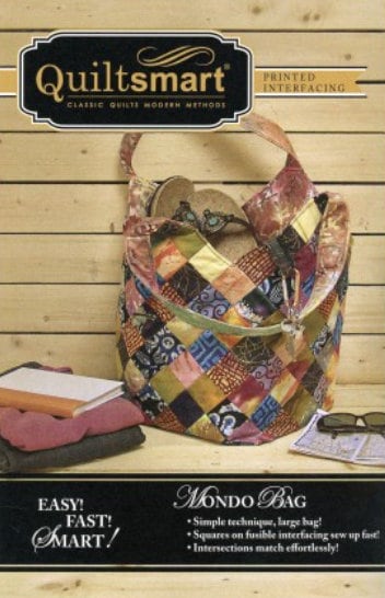 Mondo Bag Fun Pack Sewing Pattern with Printed Interfacing by Mattie Rhodes for Quiltsmart