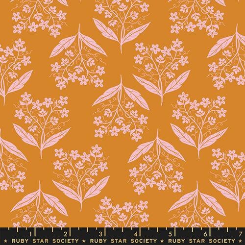 Verbena, RS6034 11, Earth, VERBENA, Ruby Star Society, Jen Hewett, Quilt Fabric, Cotton Fabric, Floral Fabric, Fabric By The Yard